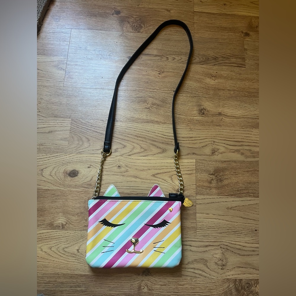 Luv Betsey stylish cat crossbody purse